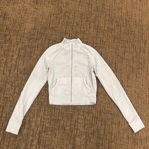 Skims outdoor jacket denim blue color size xs amazing condition